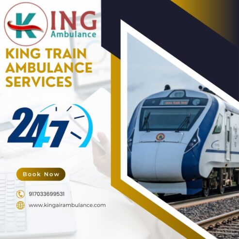 Travel with modern facilities in King Train Ambulance in Mumbai