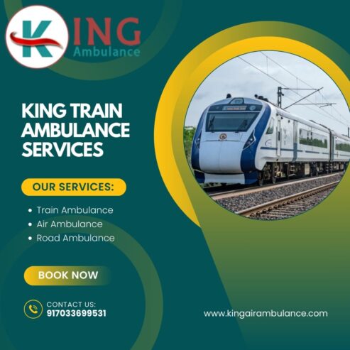 Use the advanced King Train Ambulance in Mumbai for life care medical facilities