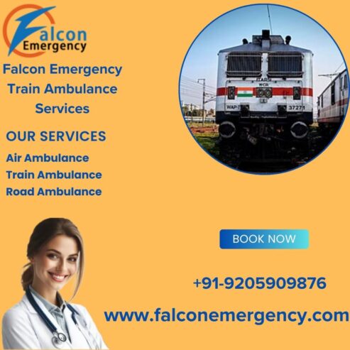 Falcon Emergency Train Ambulance in Bhopal Trusted by Many for Critical Care