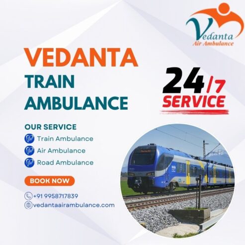 Safe and Hassle-Free Train Ambulance Service in Jammu by Vedanta