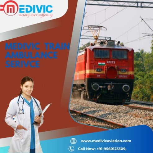 Medivic Train Ambulance in Bhopal Provides a Secure Journey to the Patient