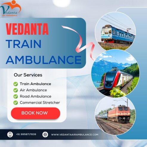 Train Ambulance Service in Patna is one of the best medical facilities for the Patient