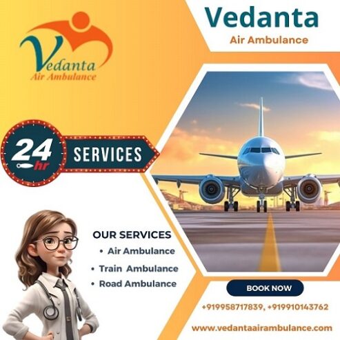 Hire Vedanta Air Ambulance Service in Bhubaneswar with One of the Medical Facility