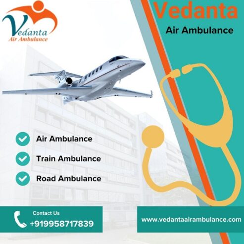 Book Vedanta Air Ambulance Service in Siliguri with Top-class Medical Service