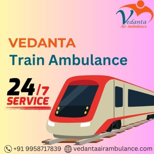 Vedanta Train Ambulance Service in Bhopal | 24/7 Service Available