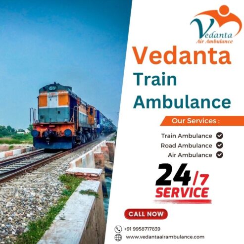 Vedanta Train Ambulance Service in Bhubaneswar for Affordable and Safe Travel