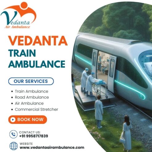 Vedanta Train Ambulance Service in Kochin for Safe Patient Transport