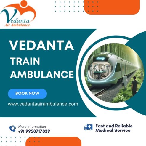 Vedanta Train Ambulance Service in Meghalaya – Reliable Medical Transfers