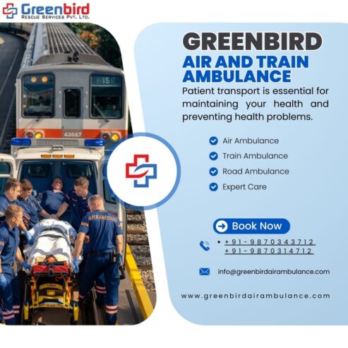 Get Rapid Response and Speedy Transport with Greenbird Air And Train Ambulance Service in Vijayawada