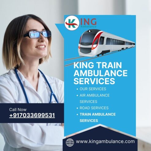 Specialized patient transfers are arranged via King Train Ambulance in Kolkata