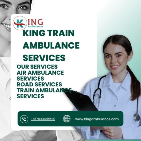 King Train Ambulance Service in Bangalore has courteous medical staff