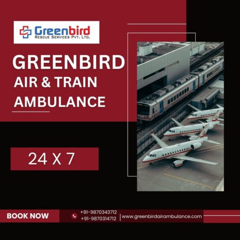 Greenbird Air and Train Ambulance Services in Kharagpur Deliver Medical Escort for Stable Medical State Patient