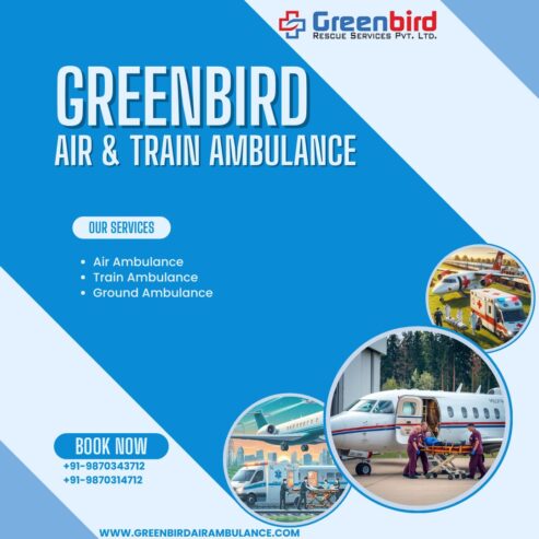 Get an Expert Medical Team With Greenbird Air and Train Ambulance Service in Vadodara