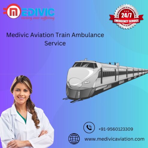 Use Medivic aviation Train Ambulance Service in Mumbai to Get Proper Care during Relocation