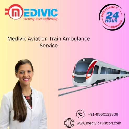 Medivic Aviation Train Ambulance Service in Raigarh Provides Quick Help in Emergencies