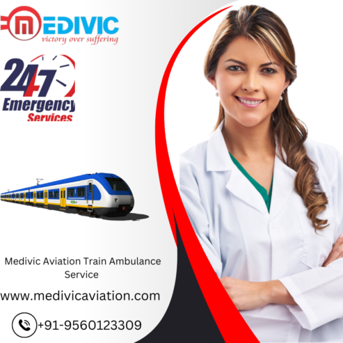 Use Safe and Reliable Medivic Train Ambulance in Mumbai