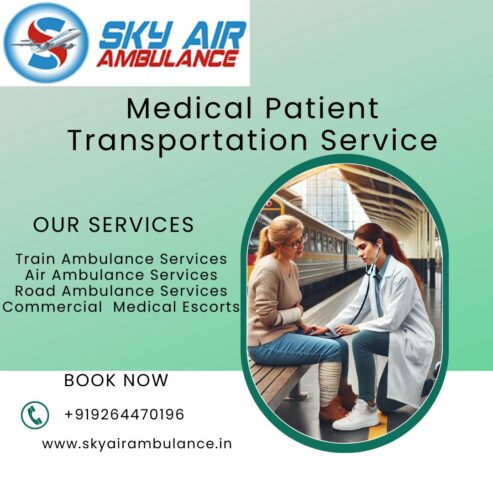 Choose Sky Train Ambulance in Patna to reach hospital on time