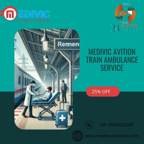 Medivic Aviation Train Ambulance Service in Patna has Made Transfer Much Easier