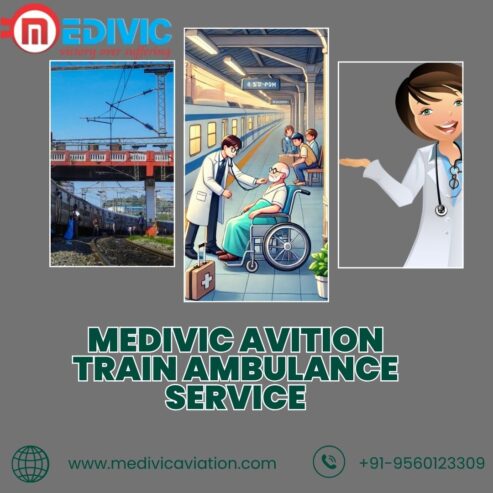 Medivic Aviation Train Ambulance Service Available for Emergency Situations in Bangalore