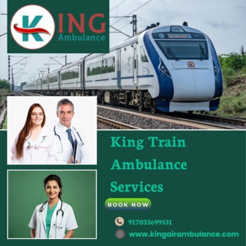 Use King to get Fully Advanced Train Ambulance Service in Guwahati