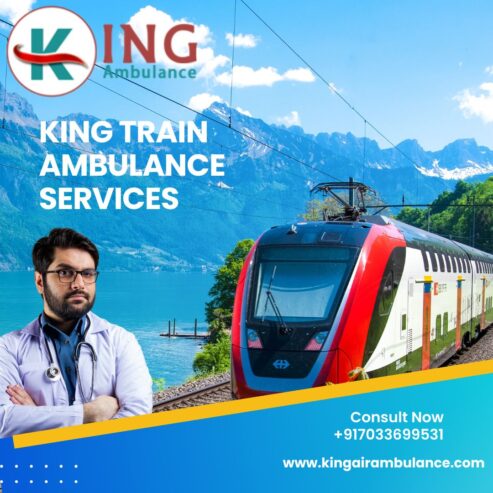 Use the best King Train Ambulance services in Ranchi to transfer sick patient