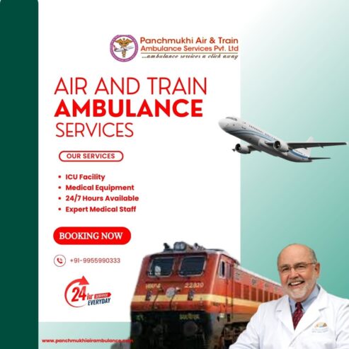 Use Hospital Facility Inside Panchmukhi Air and Train Ambulance Services in Bhubaneswar