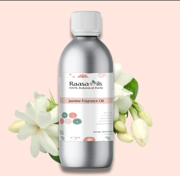Raasa Oils 100% Pure Jasmine Fragrance Oil: Floral, Soothing