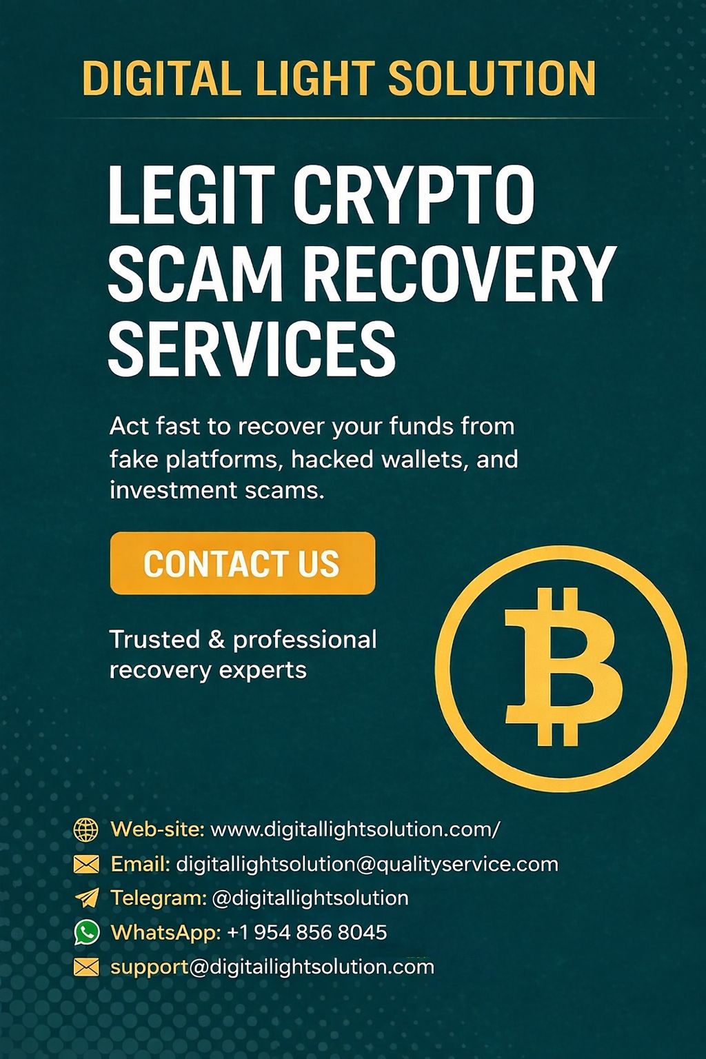 RECOVER MONEY FROM BINARY TRADING,HIRE DIGITAL LIGHT SOLUTIO