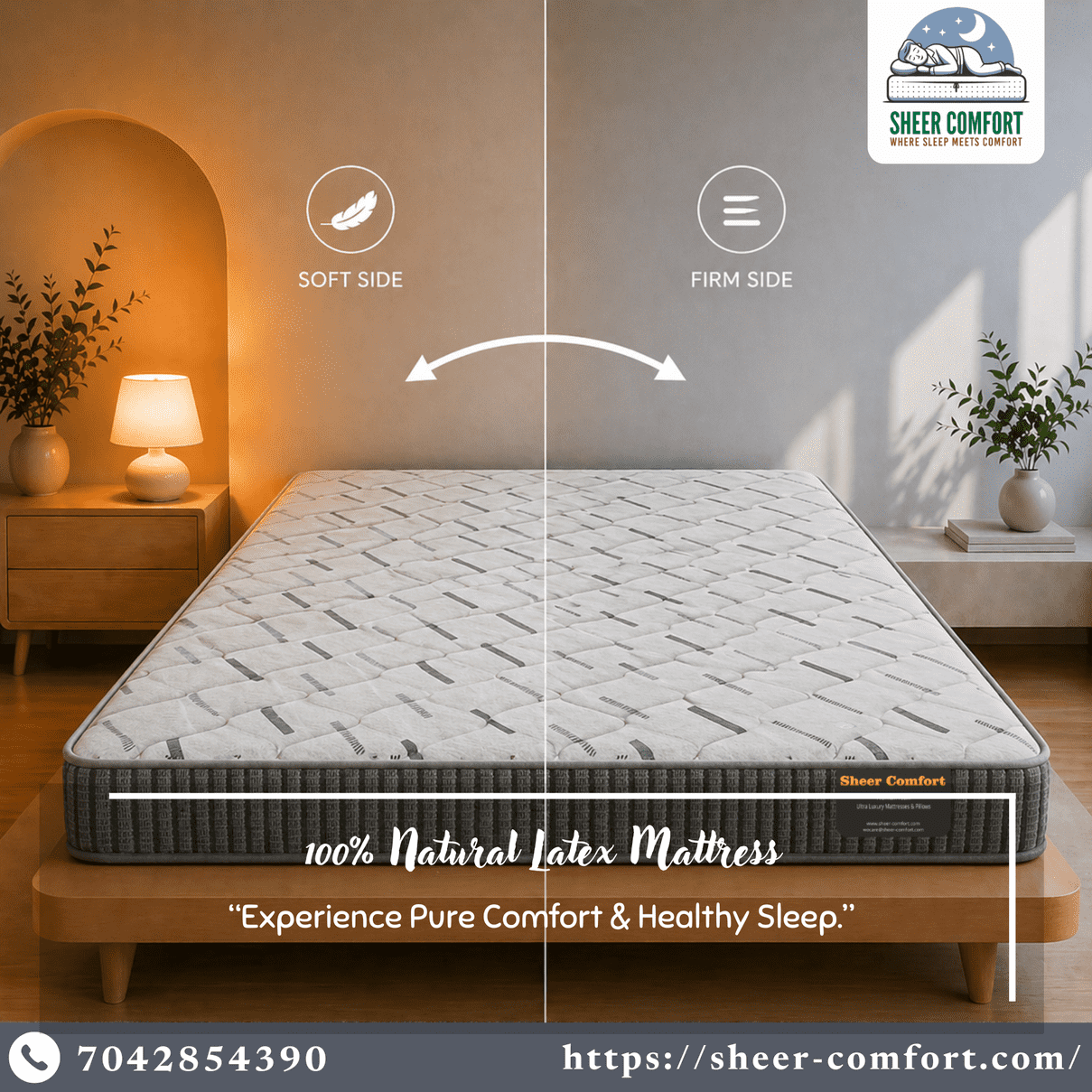Natural Latex Mattress in India for Responsive Sleep Comfort